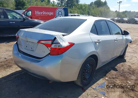 2015 Toyota Corolla Le from USA, damaged, VIN 2T1BURHE2FC280617